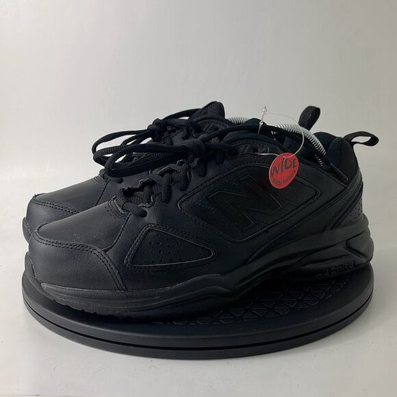 New Balance 623 V3 Black Leather Walking Comfort Shoes MX623AB3 Men’s Size 8 4E - Picture 1 of 12